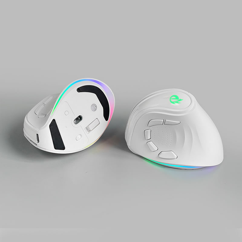 New Vertical Dual mode  Design  2.4G & BT Wireless ergonomic RGB light  Mouse 9D Buttons  for PC gamer Laptop Matebook MW-060PU